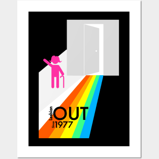 Lesbian out since 1977 Posters and Art